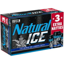 Natural Ice - 15 pack