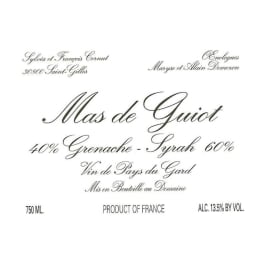 MAS DE GUIOT CABERNET SYRAH 750ML