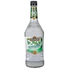 HIRAM WALKER 90 PR PEPPERMINT SCHN 1.0L