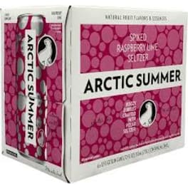 Arctic Summer Raspberry Lime - 6x 12oz Cans