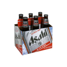 Asahi Super Dry - 6 bottles / 12oz