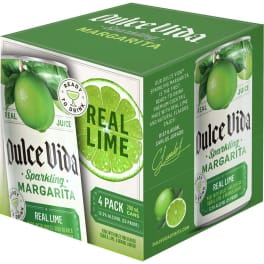 Dulce Vida Tequila Sparkling Margarita - 4 cans / 200mL