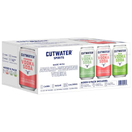 Cutwater Vodka Soda Mixed Pack - 8 cans / 12oz