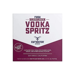 Cutwater Elderflower Vodka Spritz - 4 cans / 12oz