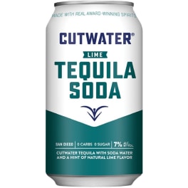 Cutwater Lime Tequila Soda - 1 can / 12oz