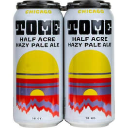 Half Acre Tome Hazy Pale Ale - 4 cans / 16oz
