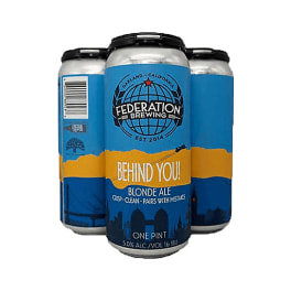 Federation Behind You! Blonde Ale - 4 cans / 16oz