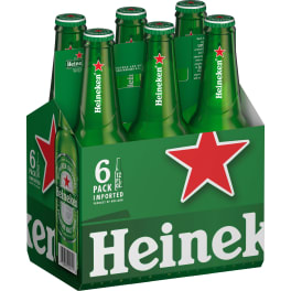 Heineken Lager - 6 bottles / 12oz