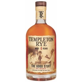 Templeton Rye Whiskey The Stuff 4 Year - 750mL
