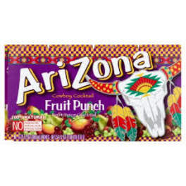 Arizona 6.7oz 8 Pack Juice Box Fruit Punch