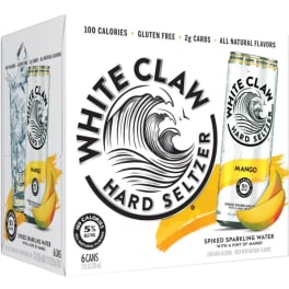 White Claw Mango Seltzer 6pk