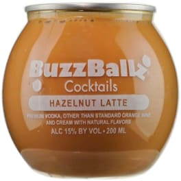 Buzzballz Hazelnut Latte - 200mL