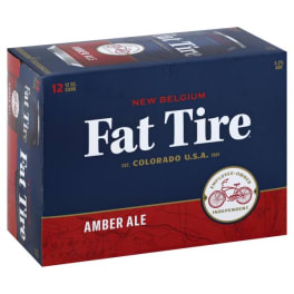 New Belgium Fat Tire - 12 pack cans