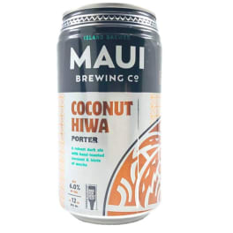 Maui Hiwa Coconut Porter - 6 pack cans