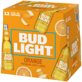 Bud Light Orange - 12 pack bottles