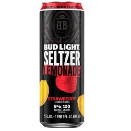 Bud Light Seltzer Strawberry Lemonade - 25oz