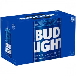 Bud Light - 15 pack can