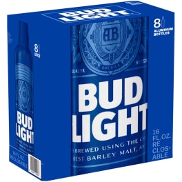 Bud Light Aluminum - 8 pack / 16oz