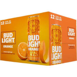 Bud Light Orange - 12 pack cans