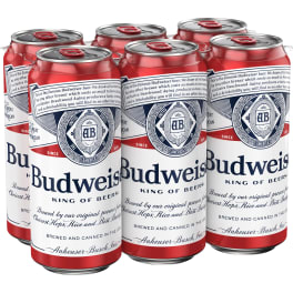 Budweiser - 16oz 6 pack can