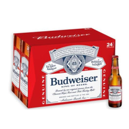 Budweiser - 24 pack bottles