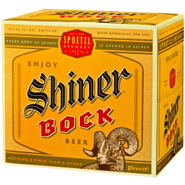 Shiner Bock - 12 pack bottles