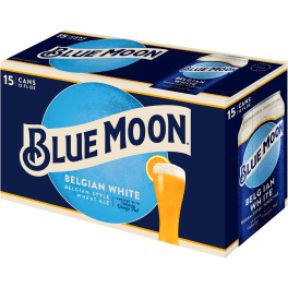 Blue Moon Belgian White - 15 pack can