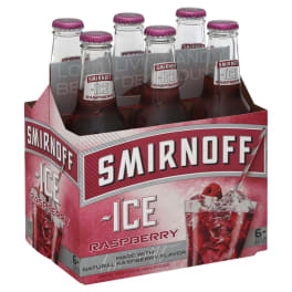 Smirnoff Raspberry Ice - 6 pack