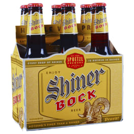 Shiner Bock Beer - 6 pack