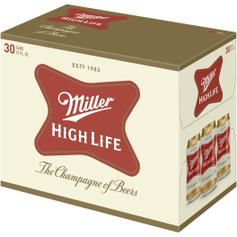 Miller High Life - 30 pack cans
