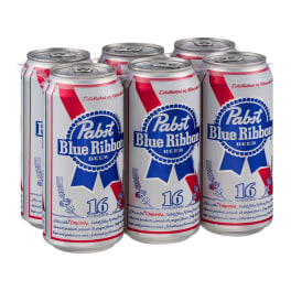 Pabst Blue Ribbon - 6 pack / 16oz can