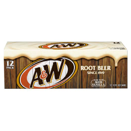 A&W Rootbeer - 12 pack cans