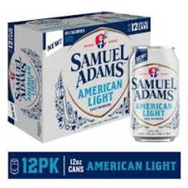 Sam Adams American Light 12 Pack Cans