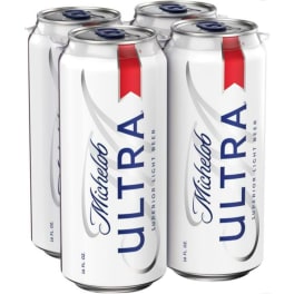 Michelob Ultra - 4 cans / 16oz