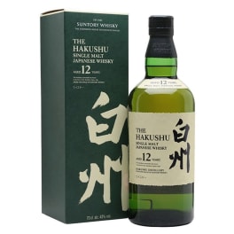 The Hakushu 12 Years Old Single Malt Japanese Whiskey - 750mL