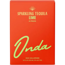 Onda Lime Sparkling Tequila - 4 cans / 12oz
