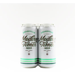 Modern Times Orderville Hazy IPA 4 pack 16oz can