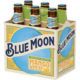 Blue Moon Mango Wheat Beer - 6 bottles / 12oz