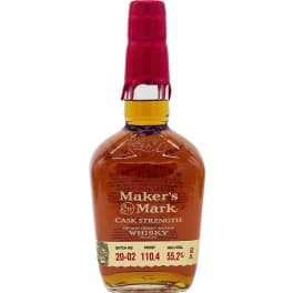 Maker's Cask Strength 110.4 Proof Whiskey Bourbon - 750mL Maker's Mark