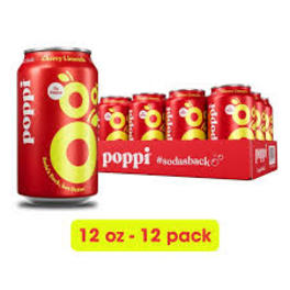 Poppi 12 Pack Cans Cherry Limeade