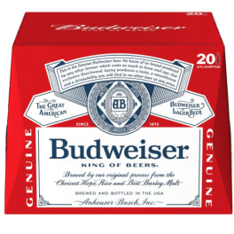 Budweiser - 20 bottles / 12oz