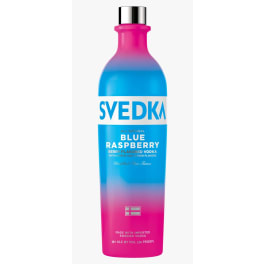 Svedka Blue Raspberry Flavored Vodka - 750mL