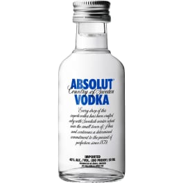 Absolut 80 Proof Vodka - 50mL