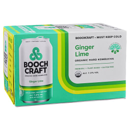 Boochcraft Ginger Lime - 6 cans / 12oz