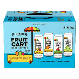 Golden Road Fruit Cart Seltzer Variety Pack - 12 cans / 12oz