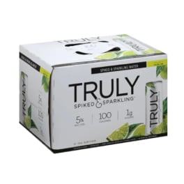 Truly Hard Seltzer Lime Spiked & Sparkling Water 12 cans / 12oz