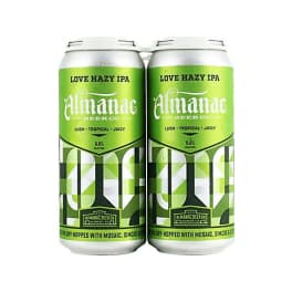 Almanac Love Hazy IPA - 4 cans / 16oz