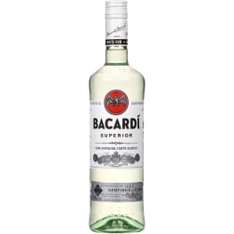 Bacardi 80 Proof Superior Rum - 750mL
