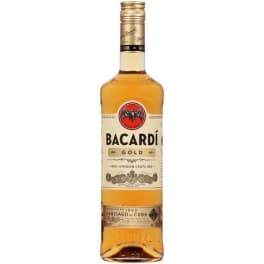 Bacardi 80 Proof Gold Rum - 1L