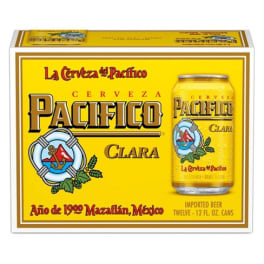 Pacifico 12pk 12oz cans